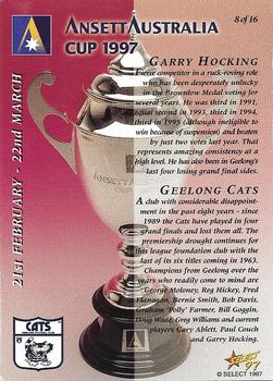1997 Select Ansett Australia Cup #8 Garry Hocking Back
